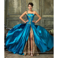 Grace Karin Sexy Cheap High Log Split Front Um ombro Beaded Mermaid Blue Long Prom Dresses CL4407